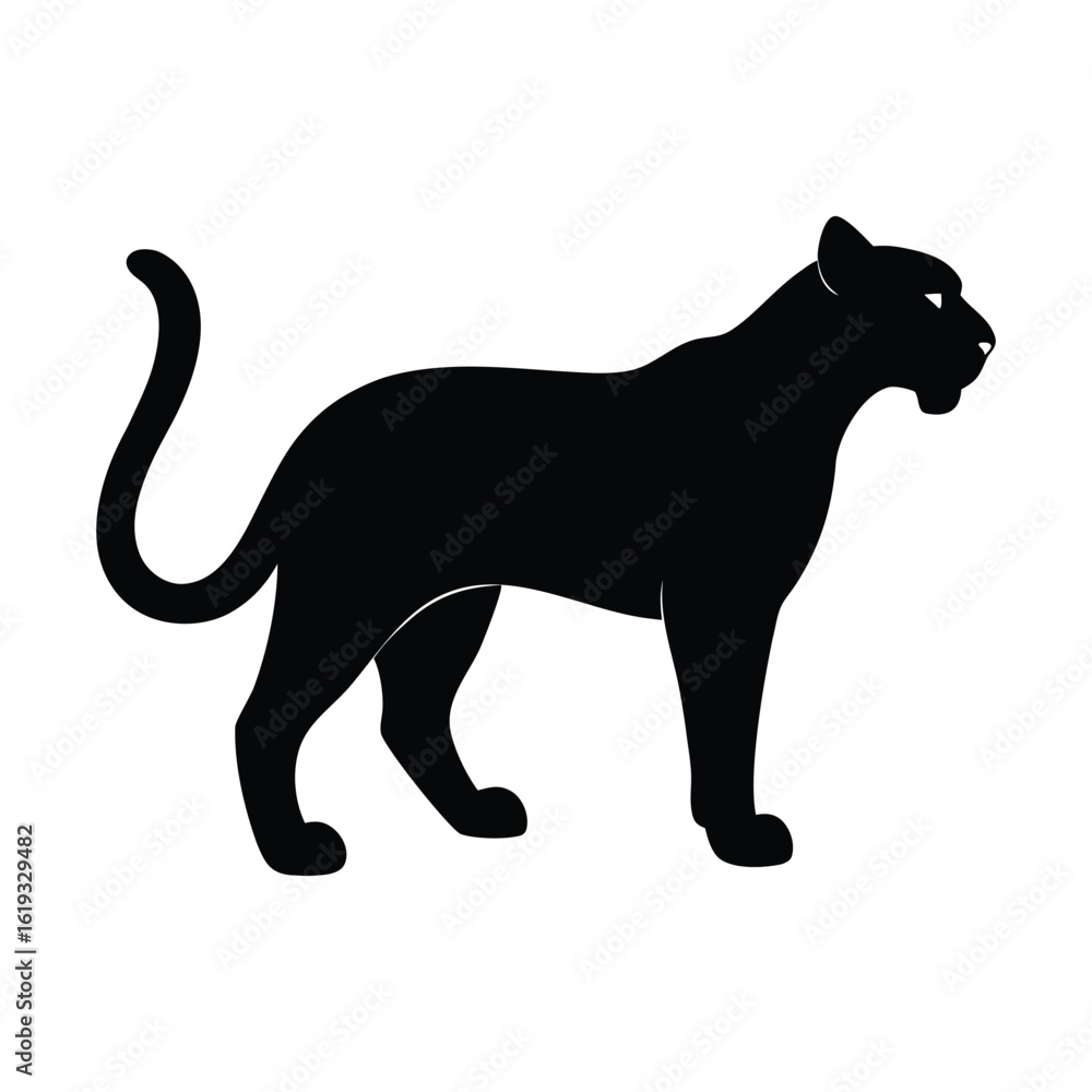 Fototapeta premium black panther vector