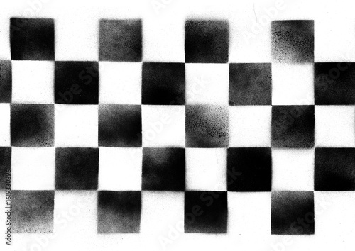 Realistic Checkerboard checker pattern seamless Stencil Spray Brush Transparent Background HD	