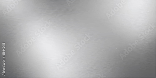 Brushed metal textured silver steel plate background wallpaper design surface