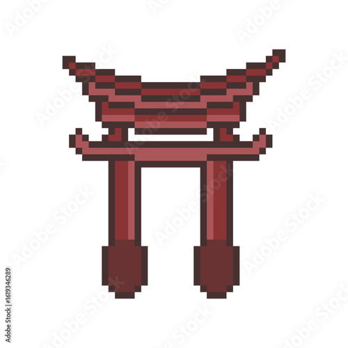 red gate torii pixel art