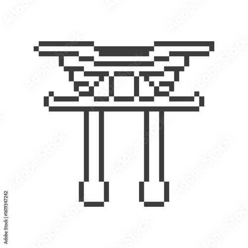 red gate torii pixel art