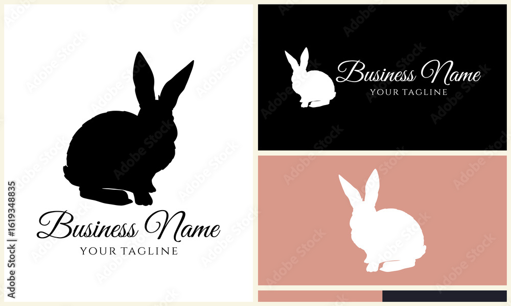 Fototapeta premium Rabbit Logo Variations.