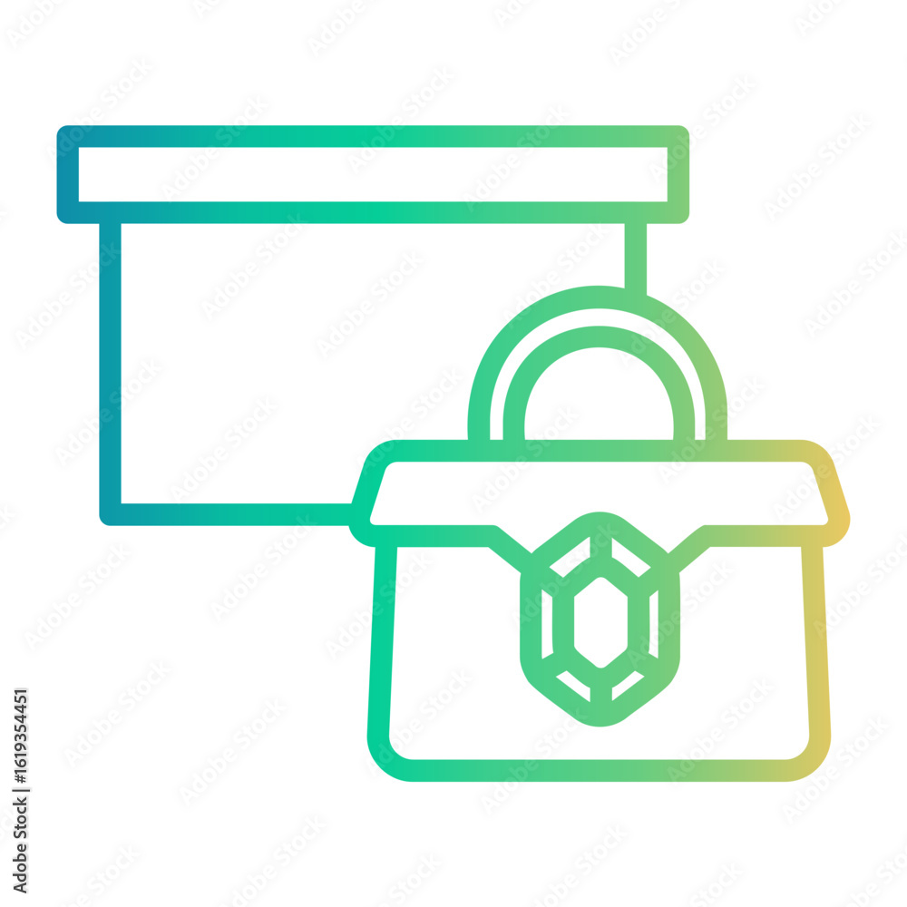 Fototapeta premium accessories Line Gradient Icon