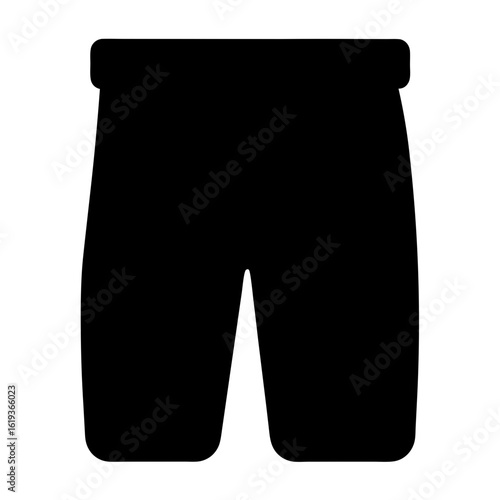 A minimalist silhouette of classic athletic shorts, perfect for sport usage
