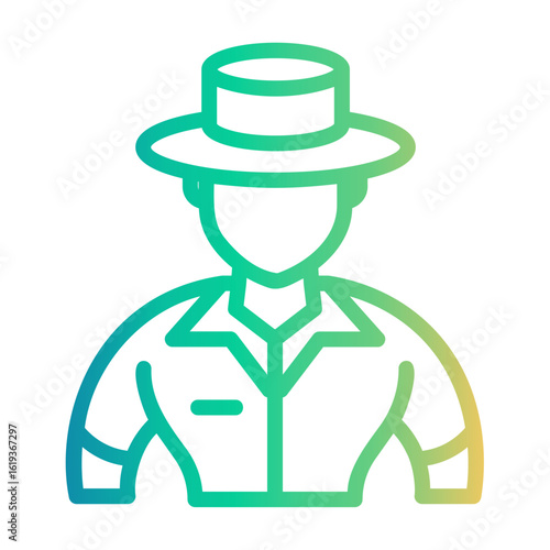 conservation Line Gradient Icon