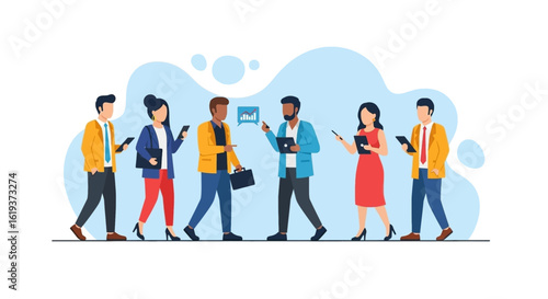 Diverse business team collaborating, ideal for website banners, presentations, and marketing materials.