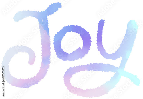 hand drawn alphabet of joy