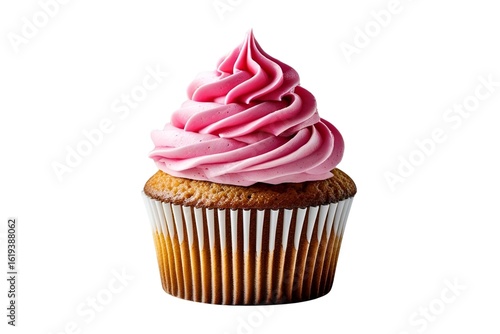 chocolate cupcake on transparent  background