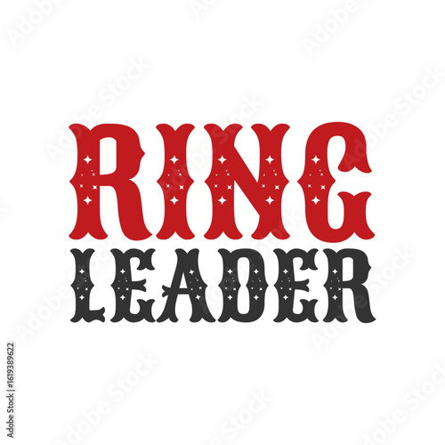 Ring Leader Circus Tent Emblem Design