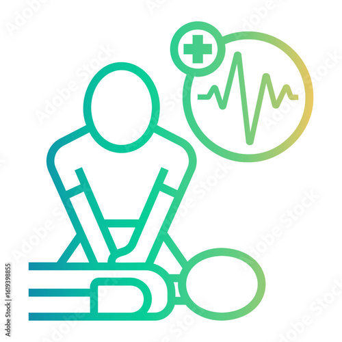 emergency  Line Gradient Icon