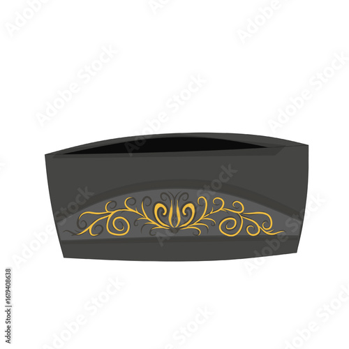 Traditional Muslim Cap (Peci or Kufi) for Islamic Worship