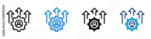 Upgrade icon set multiple style collection