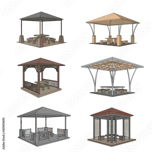 Attractive outdoor shelter designs for modern living and recreational spaces