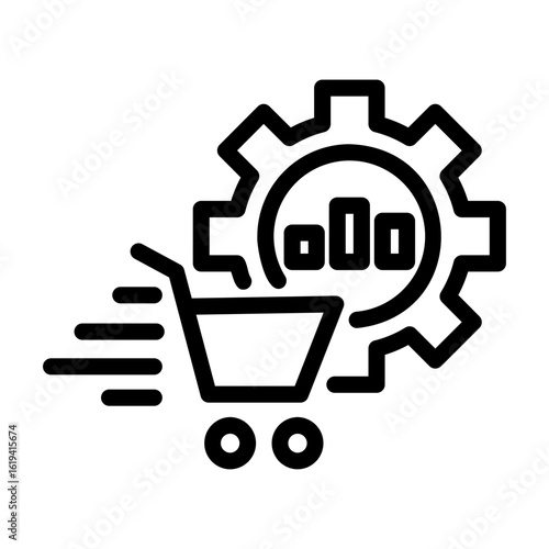 fast consumption Line Icon