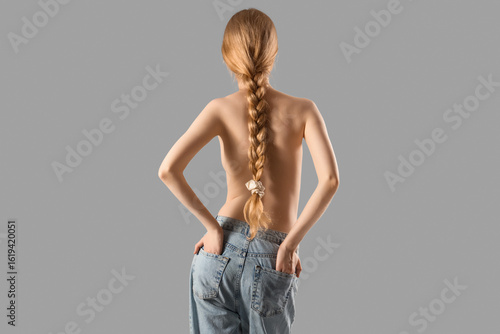 Beautiful young woman with ...