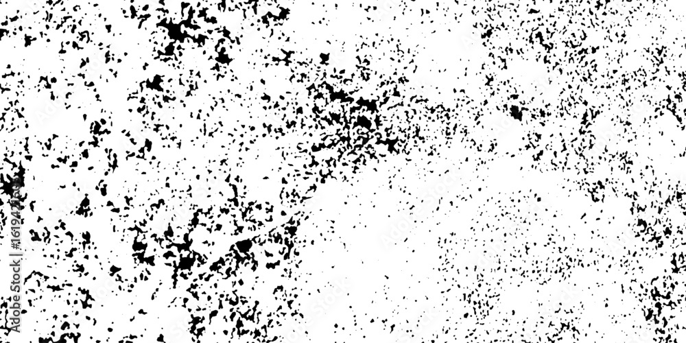 Fototapeta premium Grunge vintage white and black vector wall distressed dirty noise rust cracked pain background. messy dusty chalk splat dirt rusty noise overlay concrete wall texture background. 