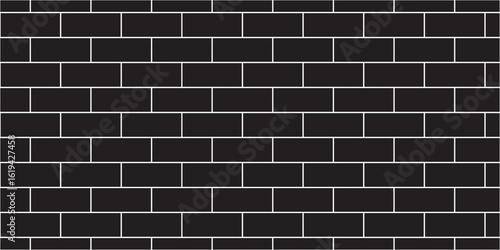 Abstract bathroom wall and floor brick wall texture background. brick vector illustration texture of the wall with masonry Bricks laid in rows background.	