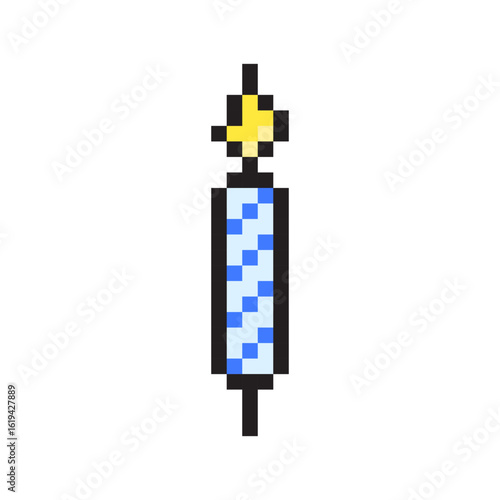 Birthday Candle Pixel Art