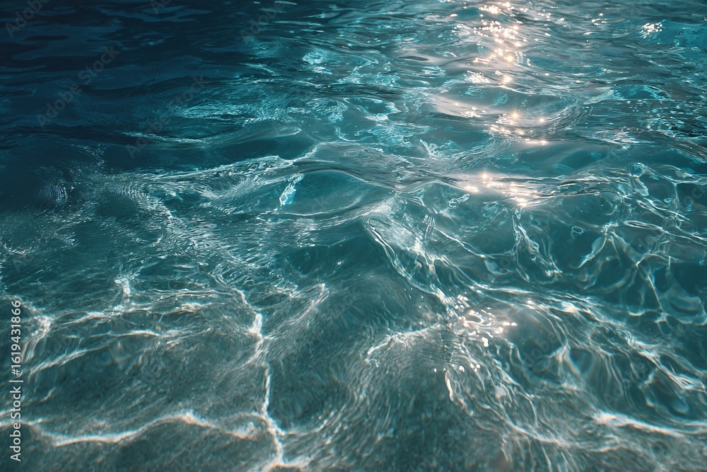 Obraz premium Captivating Water Reflections Tranquil Pool Nature Photography Serene Environment Aerial View Visual Harmony