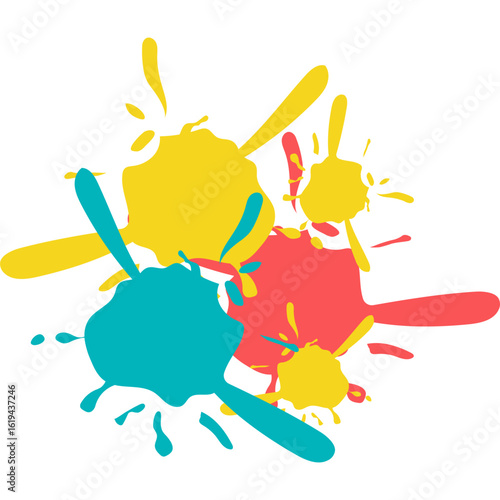 Ink Splash Multicolor