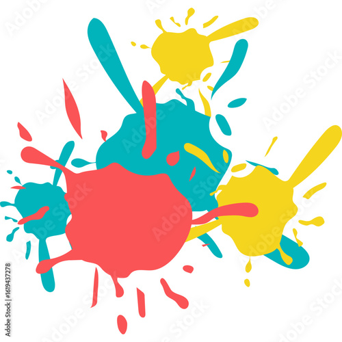 Ink Splash Multicolor