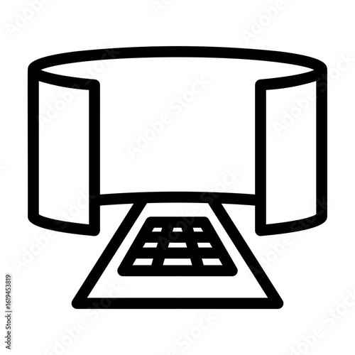 hologram Line Icon