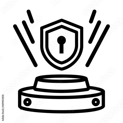 hologram Line Icon