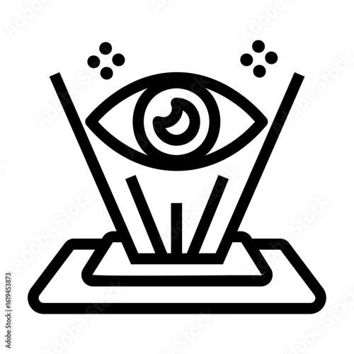 hologram Line Icon