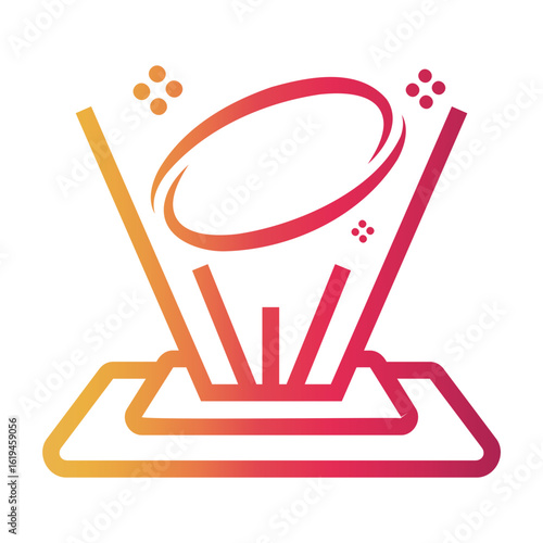 hologram Line Gradient Icon