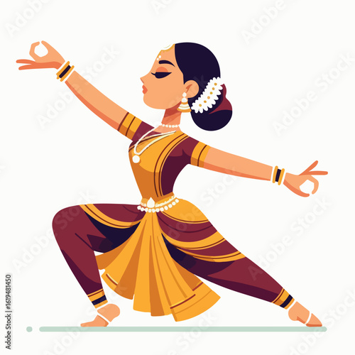 Indian classical dancer
