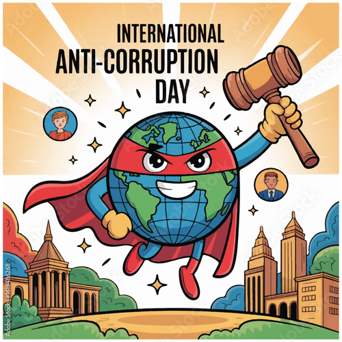 International Anti-Corruption Day  cartoon image 17.eps