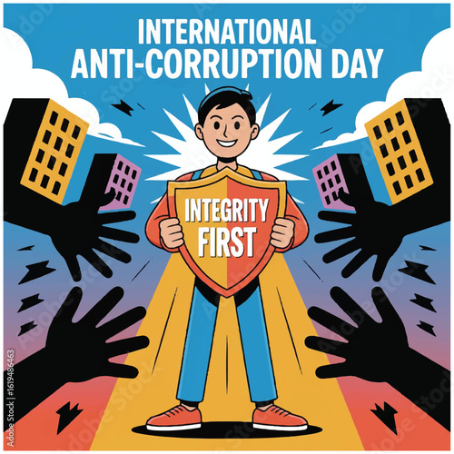 International Anti-Corruption Day  cartoon image 15.eps