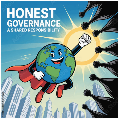 International Anti-Corruption Day  cartoon image 1.eps