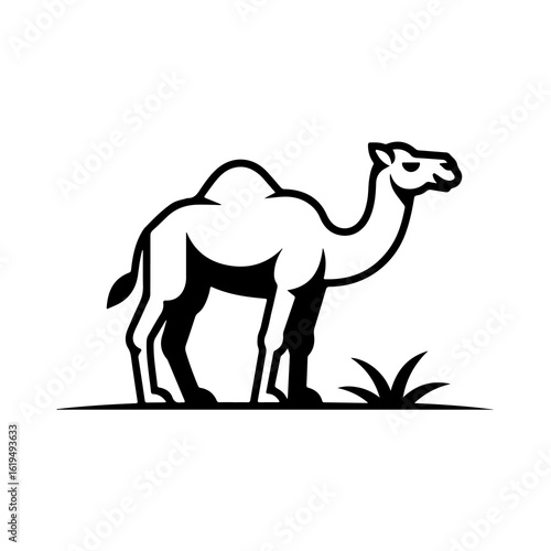 black Camel silhouette illustration