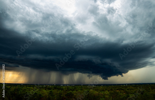  Storm clouds with the rain. Nature Environment Dark huge cloud sky black stormy cloud