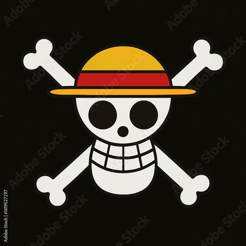 Obraz na płótnie funny cartoon android one piece 