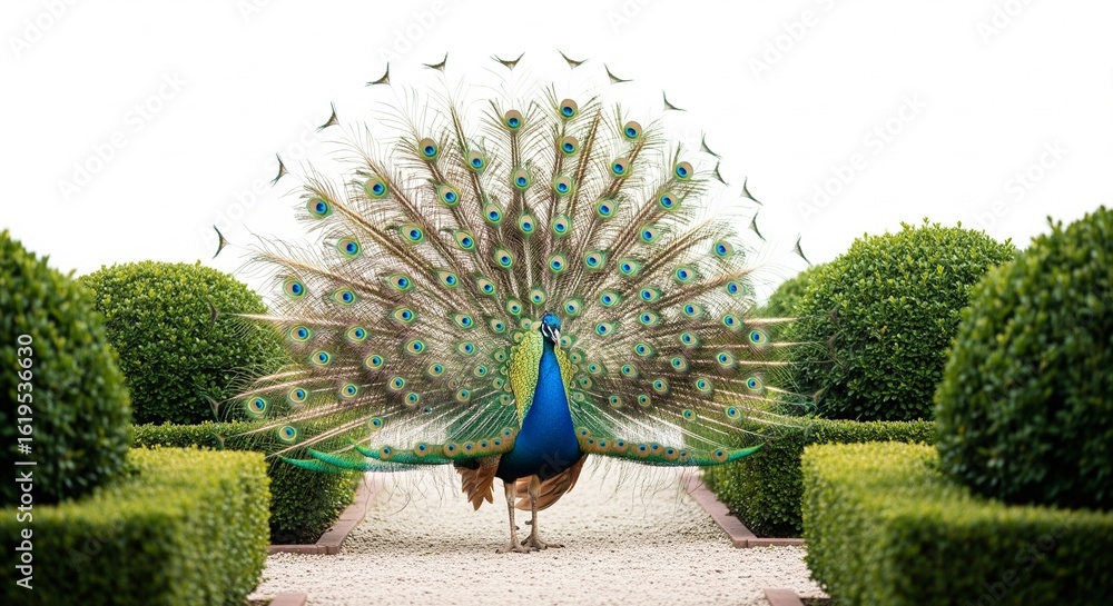 Obraz premium peacock with feathers