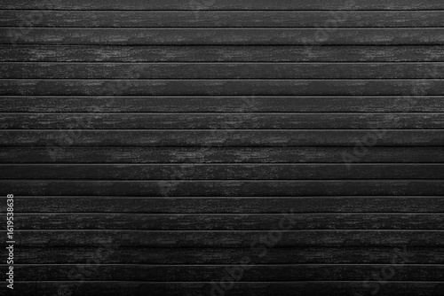 Wallpaper Mural dark black  blinds, roller blinds as backdrop. gray gray metal blinds or shutters pattern or texture for background Torontodigital.ca