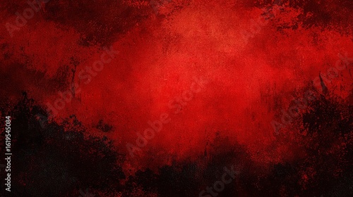 Deep crimson distressed texture with luminous central core, rust-stained shadows for gothic music albums, dark game UI, luxury cosmetics packaging