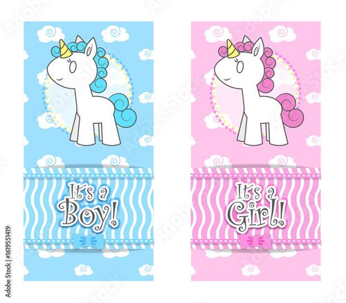 Unicorn Baby Shower Invitation