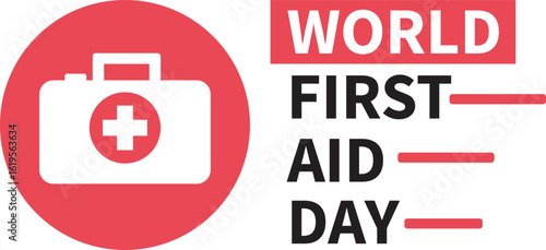 World First Aid Day Design Illustration