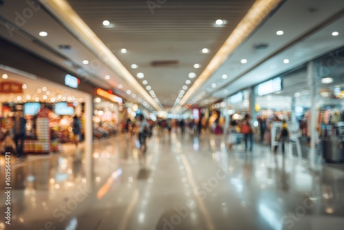 Wallpaper Mural Blurred view of a bustling shopping mall (4) Torontodigital.ca