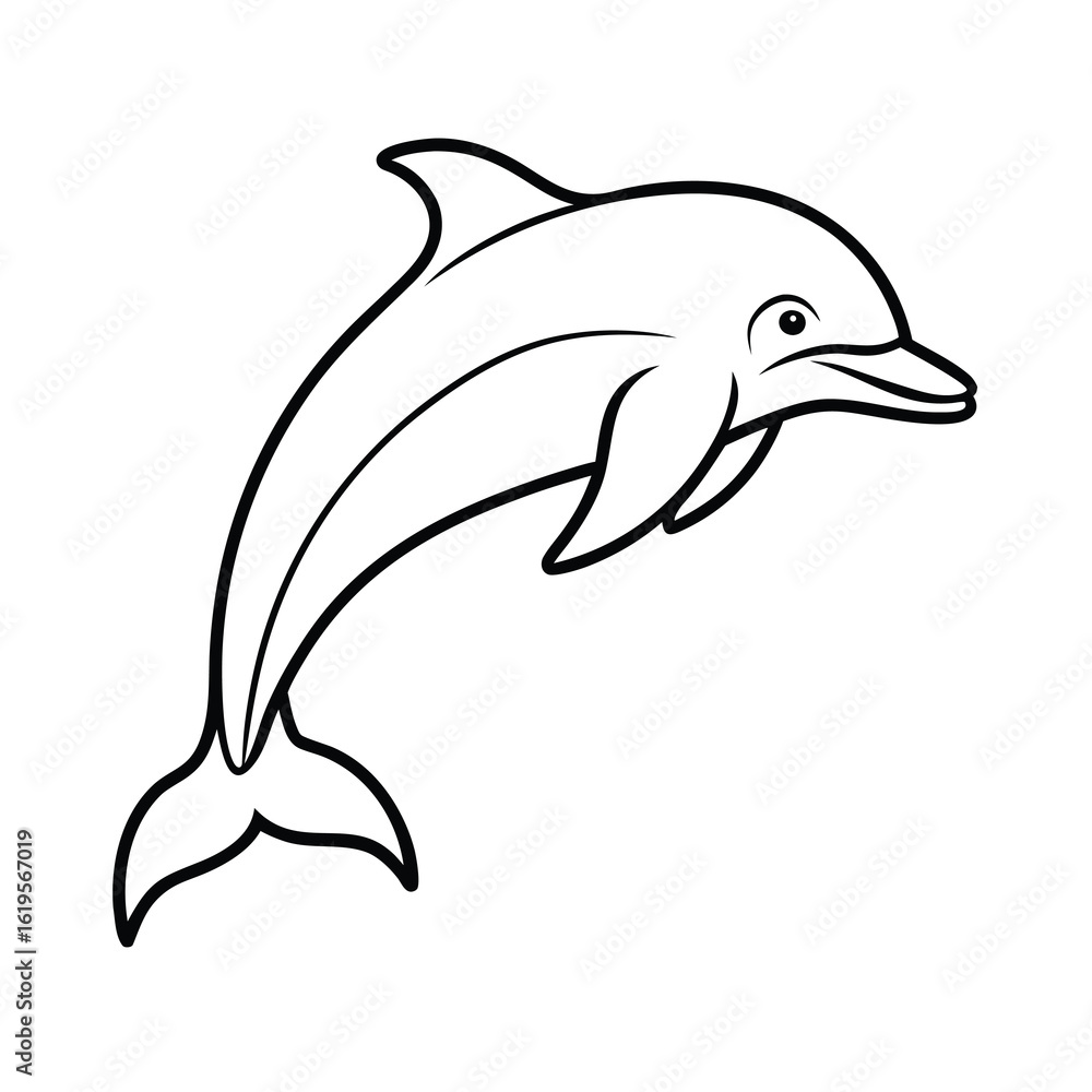 jumping dolphin outline drawing jumping dolphin outline drawing