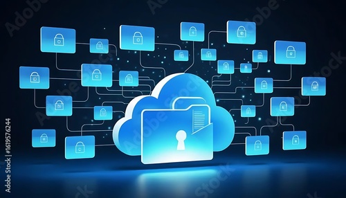 Cloud Data Security and Encrypted File Storage Network. DMS Concept