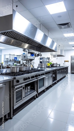 Modern commercial kitchen interior (1)