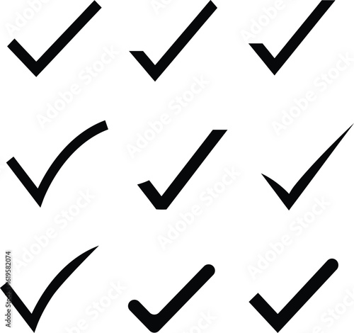 check mark icon vector design