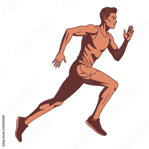 Run Running Runner Marathon Vector