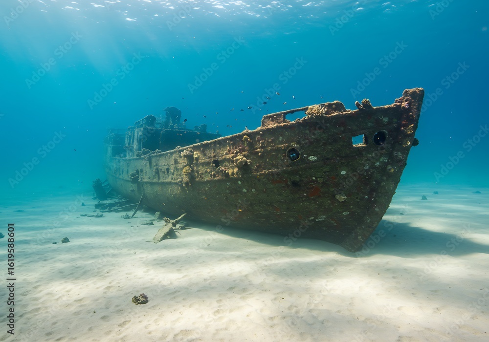 Fototapeta premium Sunken Secrets