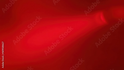 Red light therapy. Bright red abstract background with smooth gradient
