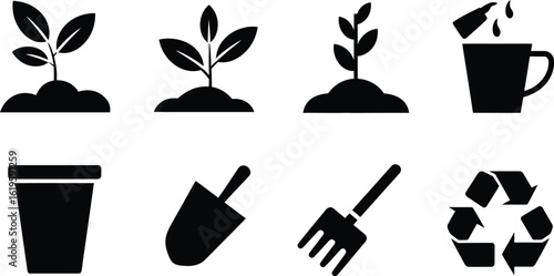 Gardening and recycle set